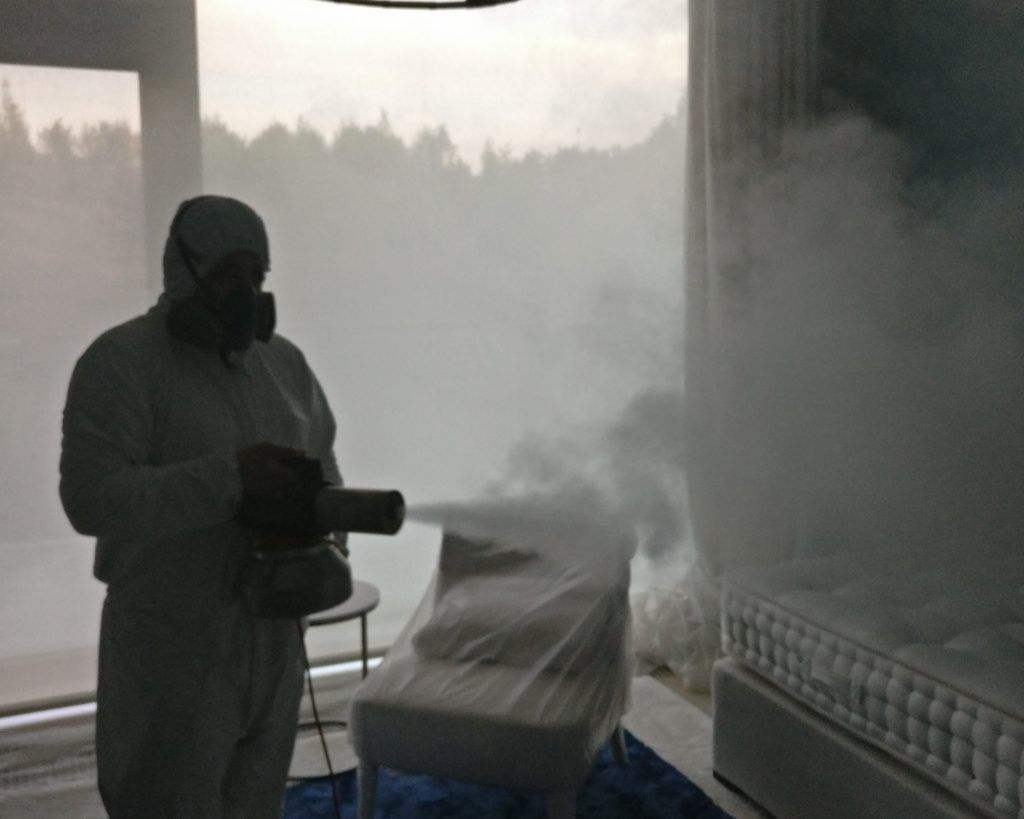 Сухой туман от запахов. Обработка сухим туманов в Новокузнецке. Цены