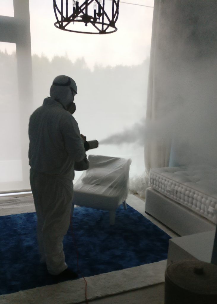 Сухой туман от запахов. Обработка сухим туманом в Новокузнецке.
